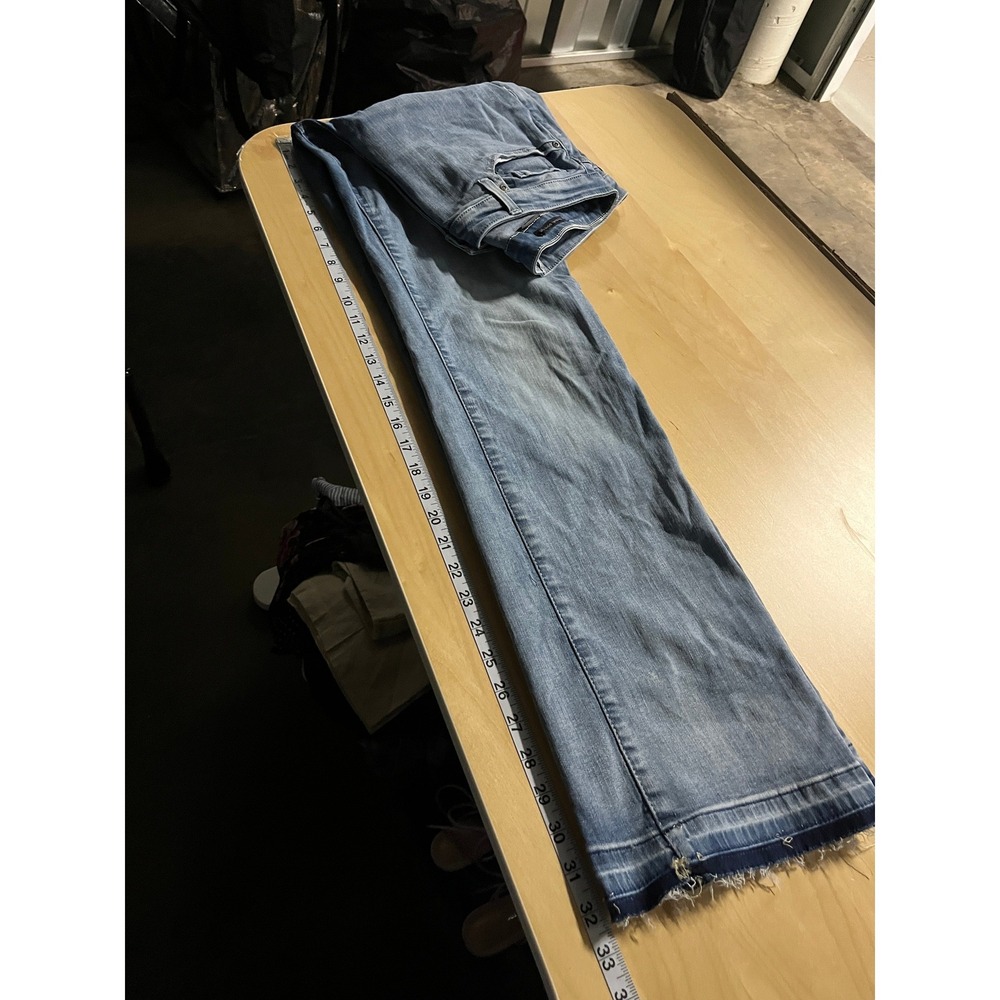 NYDJ Jeans Womens 12 Blue Barbara Bootcut Lift Tuck Mid Rise Medium Wash Denim - Picture 8 of 9